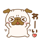 お返事♪あいづちパグちゃん（個別スタンプ：25）