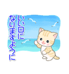 梅雨～夏 ベビーにゃんこ（個別スタンプ：40）