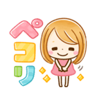飛び出す♡大人GIRL（個別スタンプ：13）