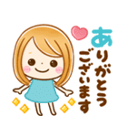 飛び出す♡大人GIRL（個別スタンプ：16）