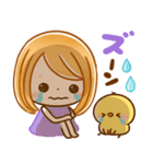 飛び出す♡大人GIRL（個別スタンプ：20）