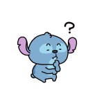 にしむらゆうじ画♪スティッチ（個別スタンプ：17）