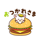 しろねこ♡日常丁寧会話 食べ物ver（個別スタンプ：6）