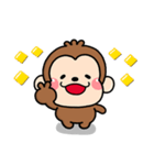 ず～っと使える♡やさしいおサルののんた（個別スタンプ：13）