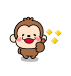 ず～っと使える♡やさしいおサルののんた（個別スタンプ：32）