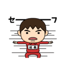 芋ジャージの【社長】♂決めポーズ2（個別スタンプ：35）