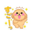 かわいいトイプードル「でか文字」（個別スタンプ：31）