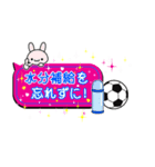 部活応援ママキラキラスタンプ(サッカー①)（個別スタンプ：36）
