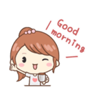 かわいい女の子♡毎日使えるスタンプ（個別スタンプ：1）