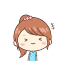 かわいい女の子♡毎日使えるスタンプ（個別スタンプ：6）