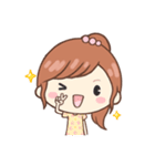 かわいい女の子♡毎日使えるスタンプ（個別スタンプ：7）