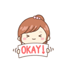 かわいい女の子♡毎日使えるスタンプ（個別スタンプ：10）