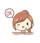 かわいい女の子♡毎日使えるスタンプ（個別スタンプ：13）