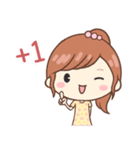 かわいい女の子♡毎日使えるスタンプ（個別スタンプ：17）