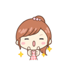 かわいい女の子♡毎日使えるスタンプ（個別スタンプ：18）
