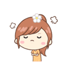 かわいい女の子♡毎日使えるスタンプ（個別スタンプ：21）