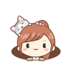 かわいい女の子♡毎日使えるスタンプ（個別スタンプ：30）