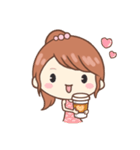 かわいい女の子♡毎日使えるスタンプ（個別スタンプ：31）