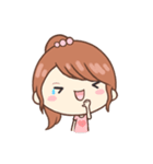 かわいい女の子♡毎日使えるスタンプ（個別スタンプ：36）