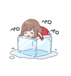 うごく！ジャージちゃんの夏休み（個別スタンプ：20）
