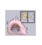 うごく！ジャージちゃんの夏休み（個別スタンプ：21）