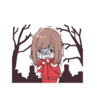 うごく！ジャージちゃんの夏休み（個別スタンプ：23）