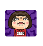 芋ジャージの【445】♀決めポーズ2（個別スタンプ：1）