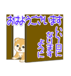 よちよち豆柴 かくれんぼ（個別スタンプ：6）
