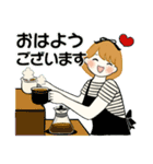ふんわりリボンちゃん 9 ♡ 夏にやさしい（個別スタンプ：2）