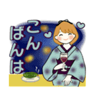ふんわりリボンちゃん 9 ♡ 夏にやさしい（個別スタンプ：4）
