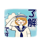 ふんわりリボンちゃん 9 ♡ 夏にやさしい（個別スタンプ：5）