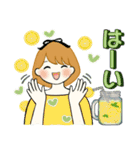 ふんわりリボンちゃん 9 ♡ 夏にやさしい（個別スタンプ：6）