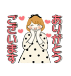 ふんわりリボンちゃん 9 ♡ 夏にやさしい（個別スタンプ：10）