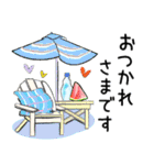 普通に大人女子 夏の日常  3（個別スタンプ：8）