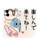 普通に大人女子 夏の日常  3（個別スタンプ：12）