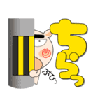 ブタさん★どデカ文字 ポップでカラフル（個別スタンプ：1）