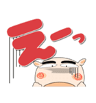 ブタさん★どデカ文字 ポップでカラフル（個別スタンプ：27）