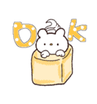 たべもの村のくまお#デビュー♡毎日（個別スタンプ：3）
