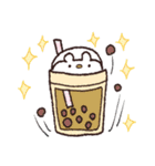 たべもの村のくまお#デビュー♡毎日（個別スタンプ：14）