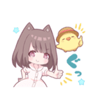 後輩系わんこ女子3（個別スタンプ：3）