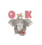 ゆかいな猫とどうぶつたちのスタンプ（個別スタンプ：3）