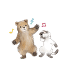 ゆかいな猫とどうぶつたちのスタンプ（個別スタンプ：40）