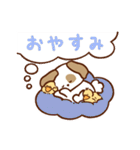 犬のプーチとダックダギーの仲良しスタンプ（個別スタンプ：3）