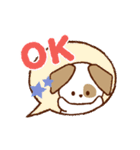 犬のプーチとダックダギーの仲良しスタンプ（個別スタンプ：7）