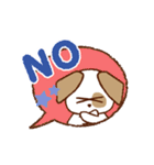 犬のプーチとダックダギーの仲良しスタンプ（個別スタンプ：8）