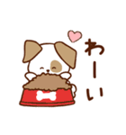 犬のプーチとダックダギーの仲良しスタンプ（個別スタンプ：24）