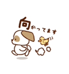 犬のプーチとダックダギーの仲良しスタンプ（個別スタンプ：38）