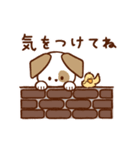 犬のプーチとダックダギーの仲良しスタンプ（個別スタンプ：39）