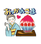 ベビーフェイスのシニアちゃん12♡優しい夏（個別スタンプ：25）