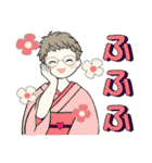 ベビーフェイスのシニアちゃん12♡優しい夏（個別スタンプ：32）
